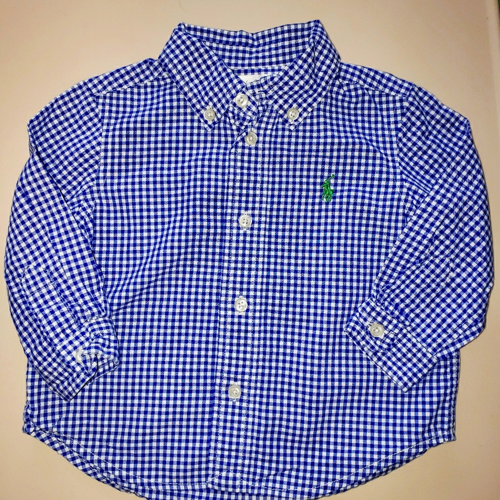 Ralph Lauren EUC Gingham Longsleeve Shirt